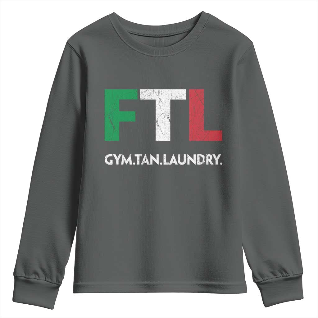 Gym Tan Laundry GTL Italian Flag Youth Sweatshirt - Wonder Print Shop