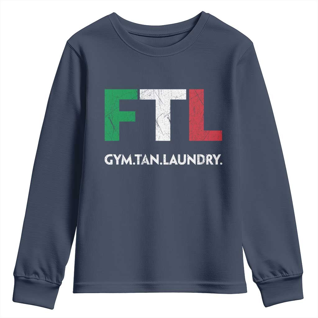 Gym Tan Laundry GTL Italian Flag Youth Sweatshirt - Wonder Print Shop
