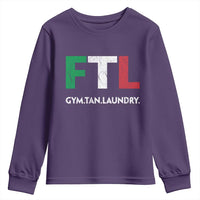 Gym Tan Laundry GTL Italian Flag Youth Sweatshirt - Wonder Print Shop