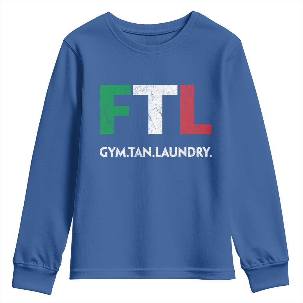 Gym Tan Laundry GTL Italian Flag Youth Sweatshirt - Wonder Print Shop