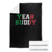 Yeah Buddy Italian Flag Throw Blanket Vintage Retro - Wonder Print Shop