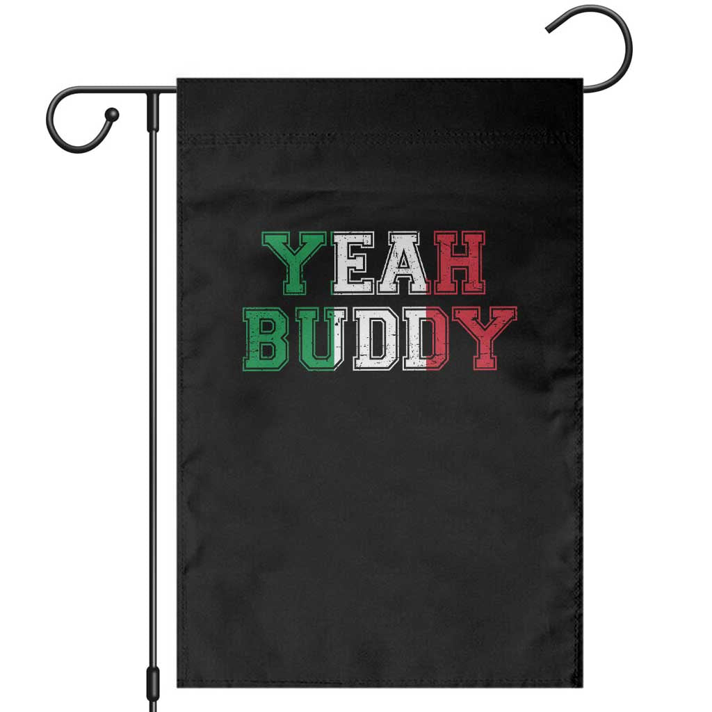 Yeah Buddy Italian Flag Garden Flag Vintage Retro - Wonder Print Shop