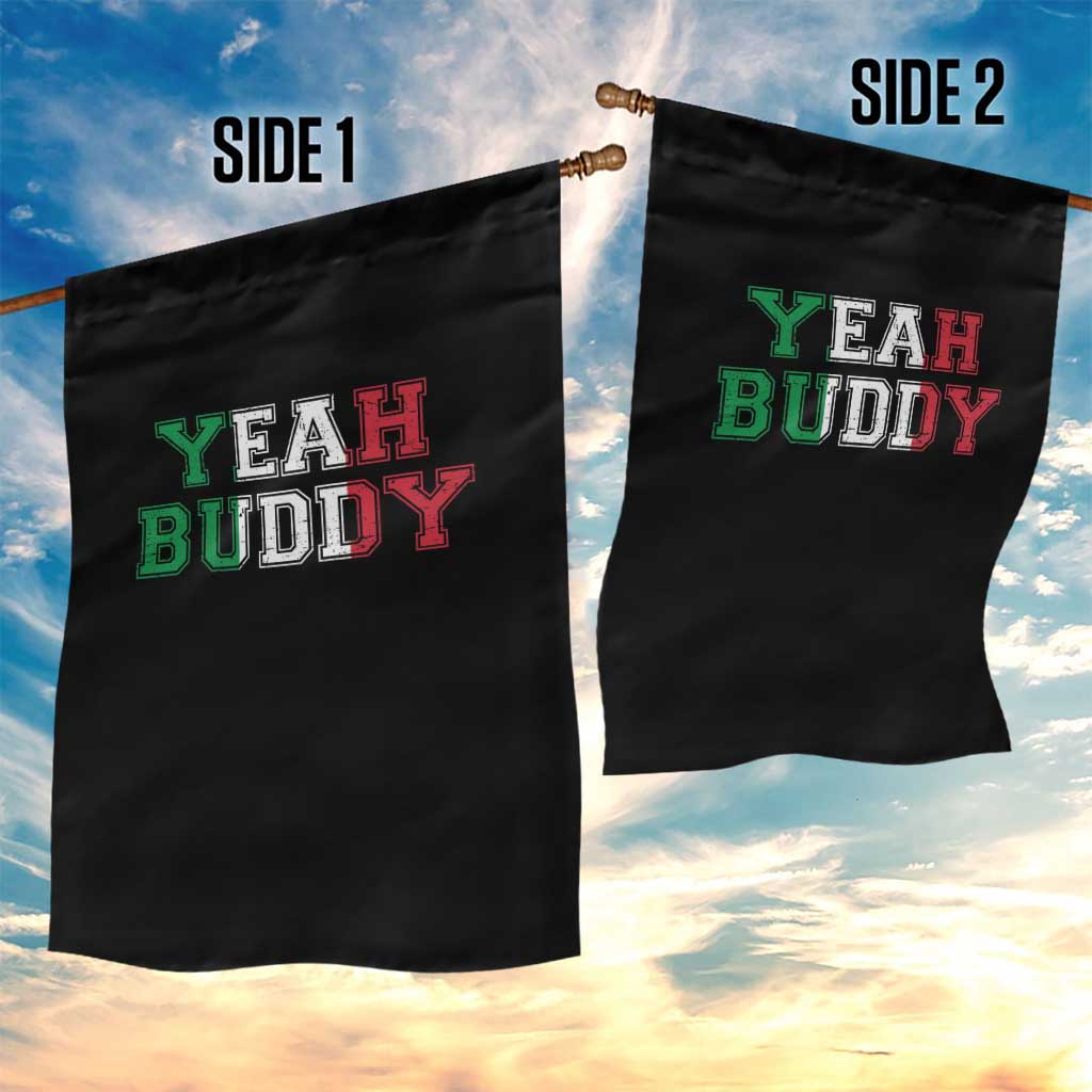 Yeah Buddy Italian Flag Garden Flag Vintage Retro - Wonder Print Shop