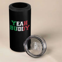 Yeah Buddy Italian Flag 4 in 1 Can Cooler Tumbler Vintage Retro - Wonder Print Shop