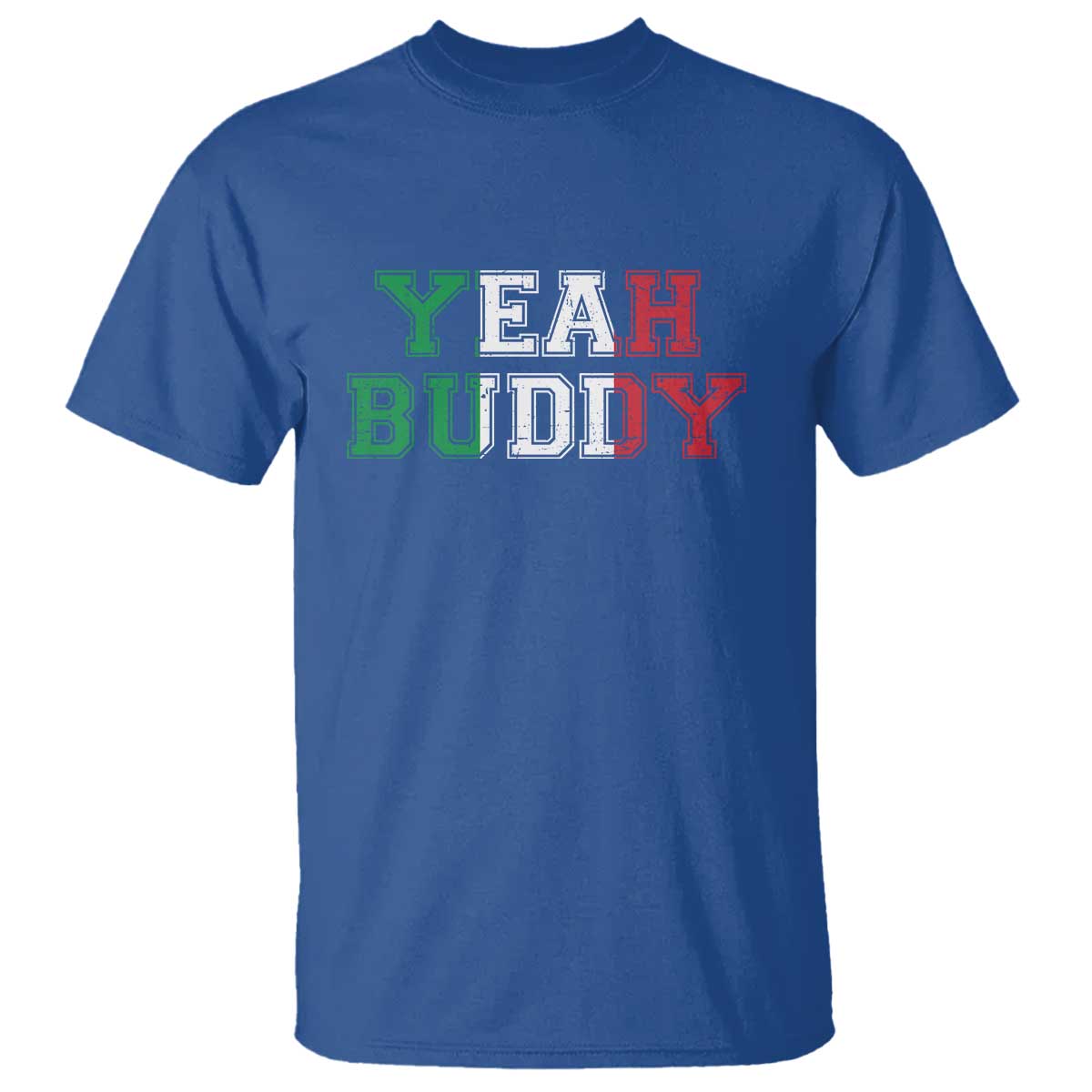 Yeah Buddy Italian Flag T Shirt Vintage Retro - Wonder Print Shop