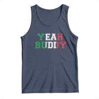 Yeah Buddy Italian Flag Tank Top Vintage Retro - Wonder Print Shop
