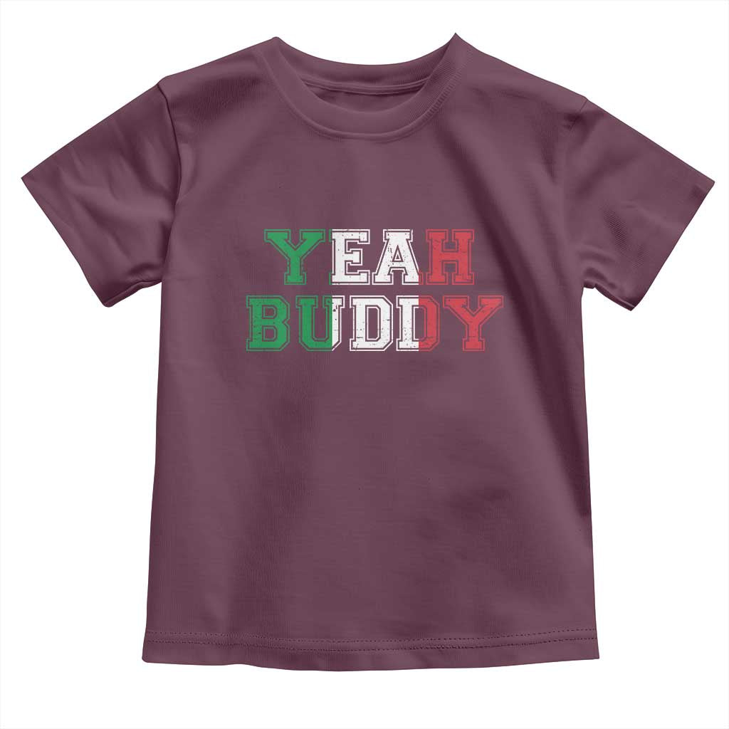 Yeah Buddy Italian Flag Toddler T Shirt Vintage Retro - Wonder Print Shop