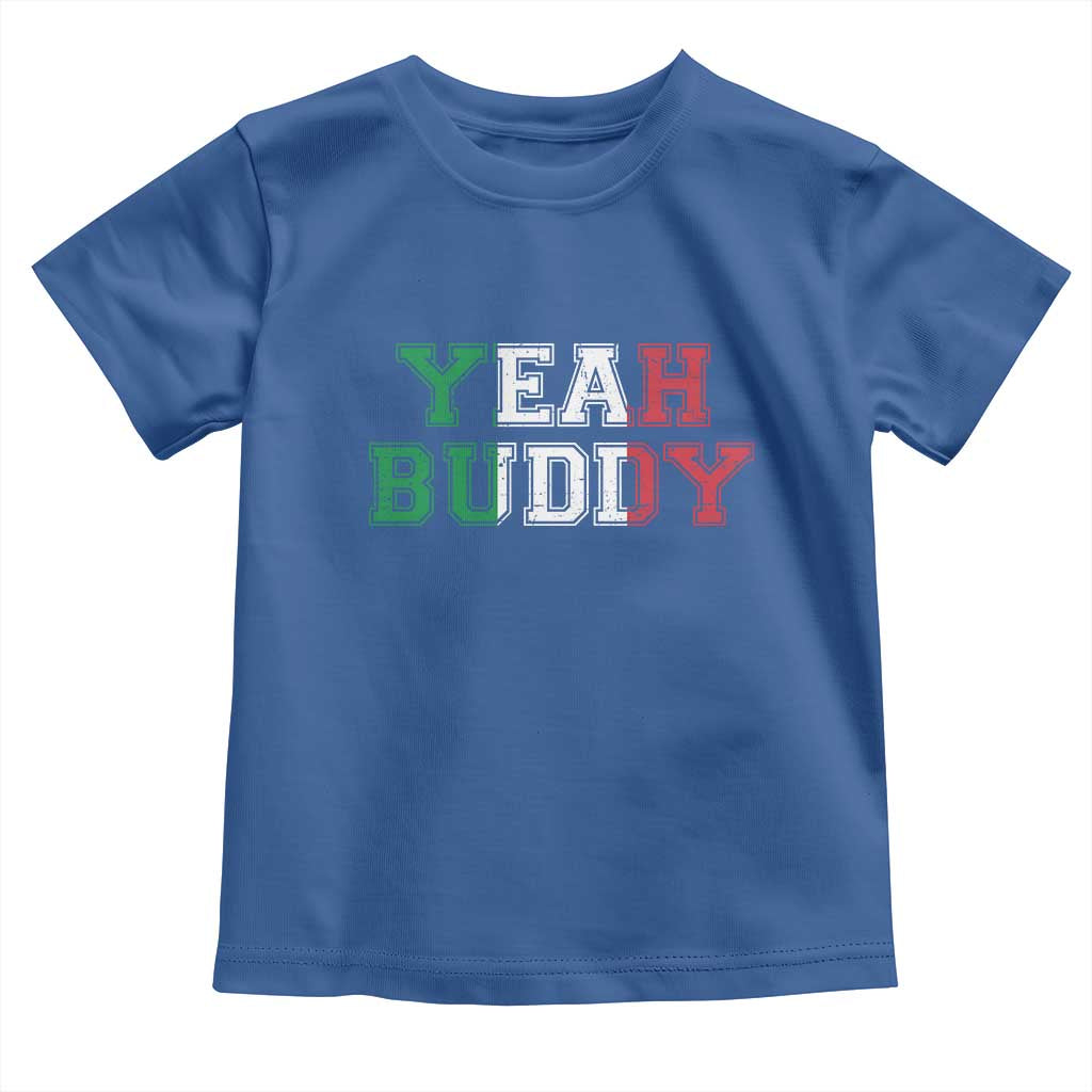 Yeah Buddy Italian Flag Toddler T Shirt Vintage Retro - Wonder Print Shop