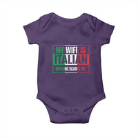 My Wife is Italian Nothing Scares Me Baby Onesie Funny Husband Italia Flag - Wonder Print Shop