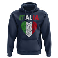 Italian Flag Heart Hoodie Retro Vintage Italia Graphic