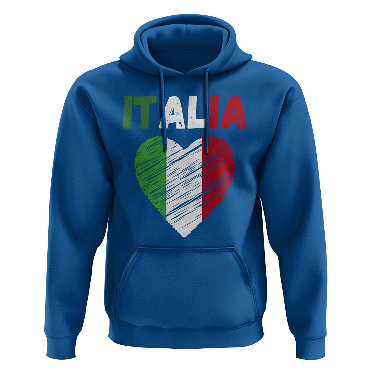 Italian Flag Heart Hoodie Retro Vintage Italia Graphic
