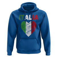 Italian Flag Heart Hoodie Retro Vintage Italia Graphic