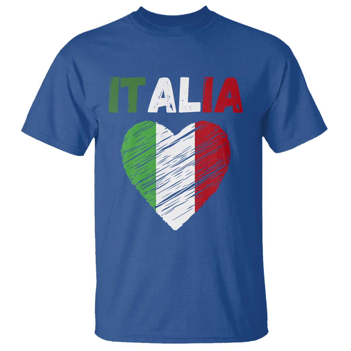 Italian Flag Heart T Shirt Retro Vintage Italia Graphic