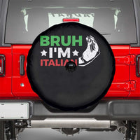 Bruh Im Italian Spare Tire Cover Italy Flag Italian Festival Funny Italian - Wonder Print Shop