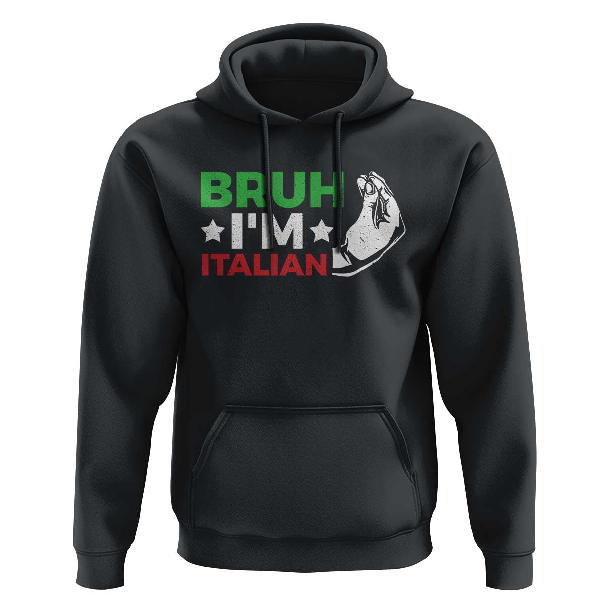 Bruh Im Italian Hoodie Italy Flag Italian Festival Funny Italian - Wonder Print Shop