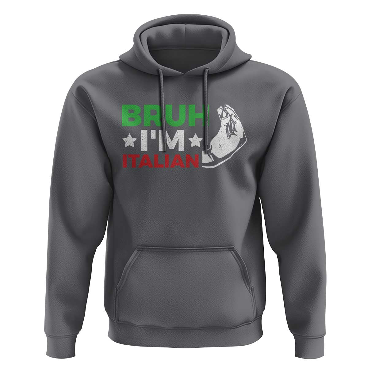 Bruh Im Italian Hoodie Italy Flag Italian Festival Funny Italian - Wonder Print Shop