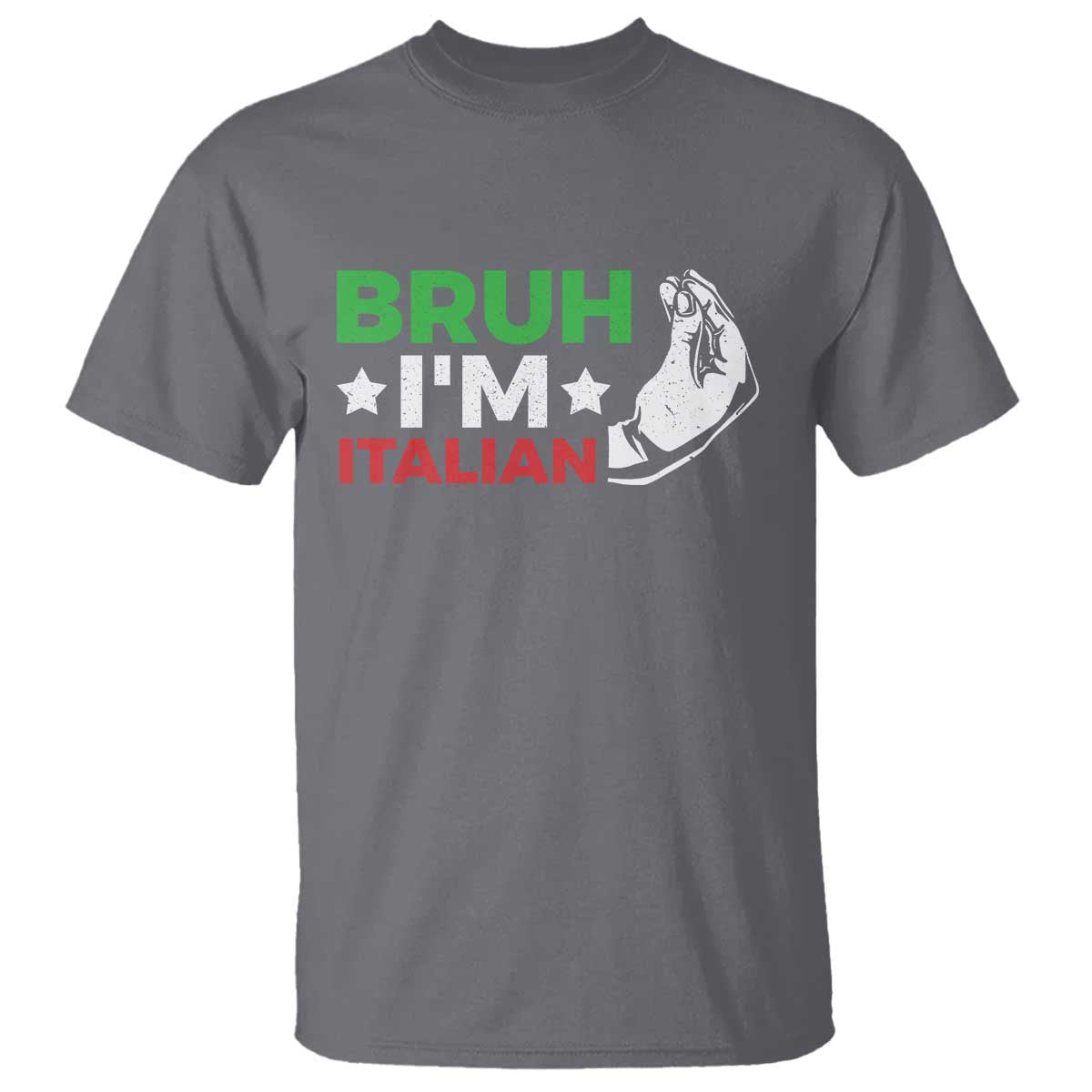 Bruh Im Italian T Shirt Italy Flag Italian Festival Funny Italian - Wonder Print Shop