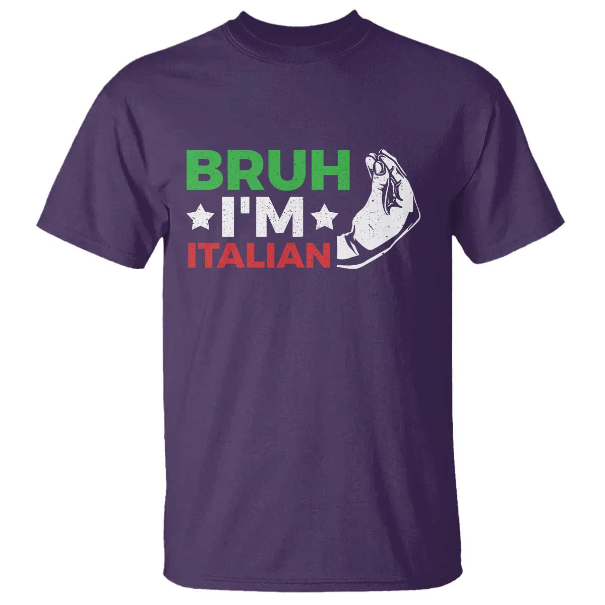 Bruh Im Italian T Shirt Italy Flag Italian Festival Funny Italian - Wonder Print Shop