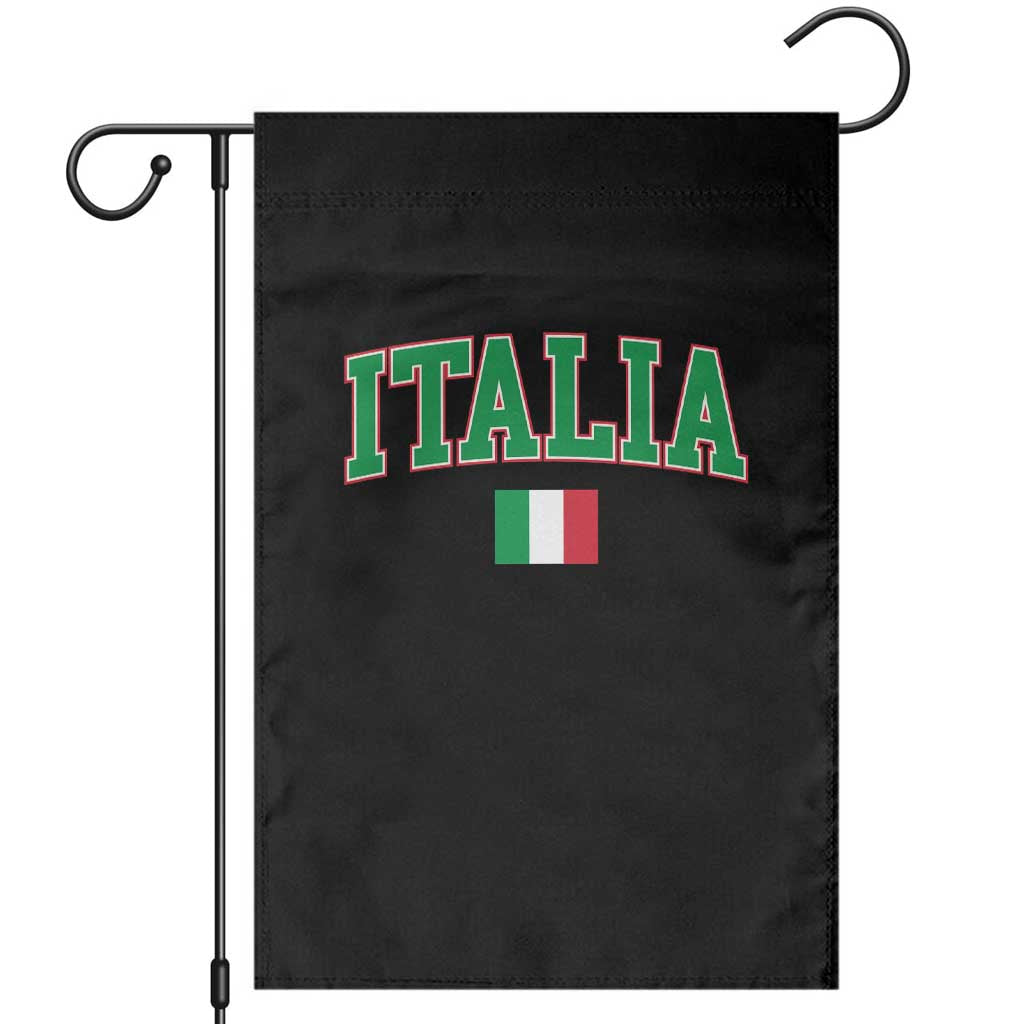 Vintage Italia Garden Flag Print Retro Varsity Italian Apparel - Wonder Print Shop