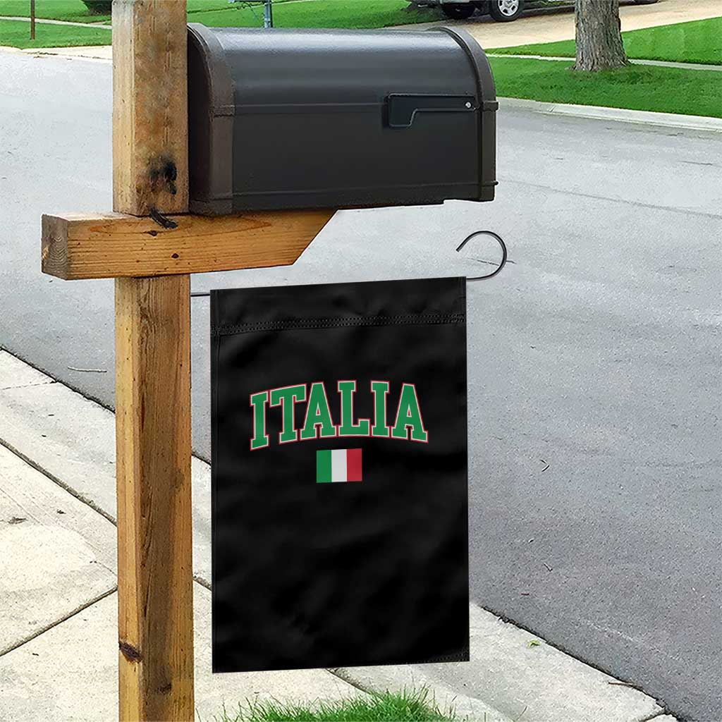 Vintage Italia Garden Flag Print Retro Varsity Italian Apparel - Wonder Print Shop