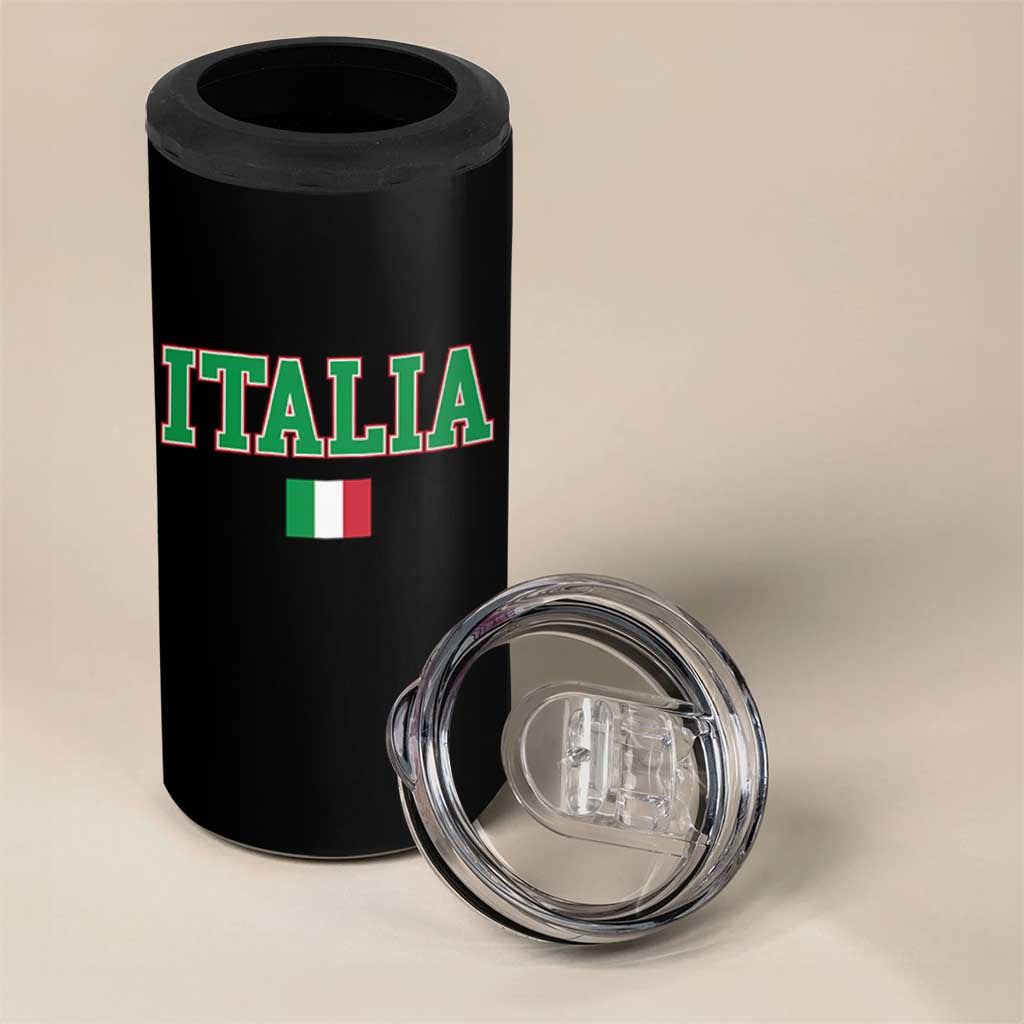 Vintage Italia 4 in 1 Can Cooler Tumbler Print Retro Varsity Italian Apparel - Wonder Print Shop