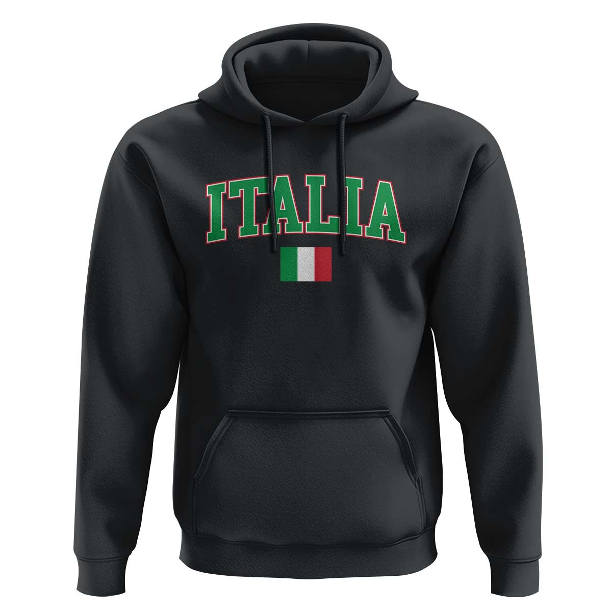 Vintage Italia Hoodie Print Retro Varsity Italian Apparel - Wonder Print Shop