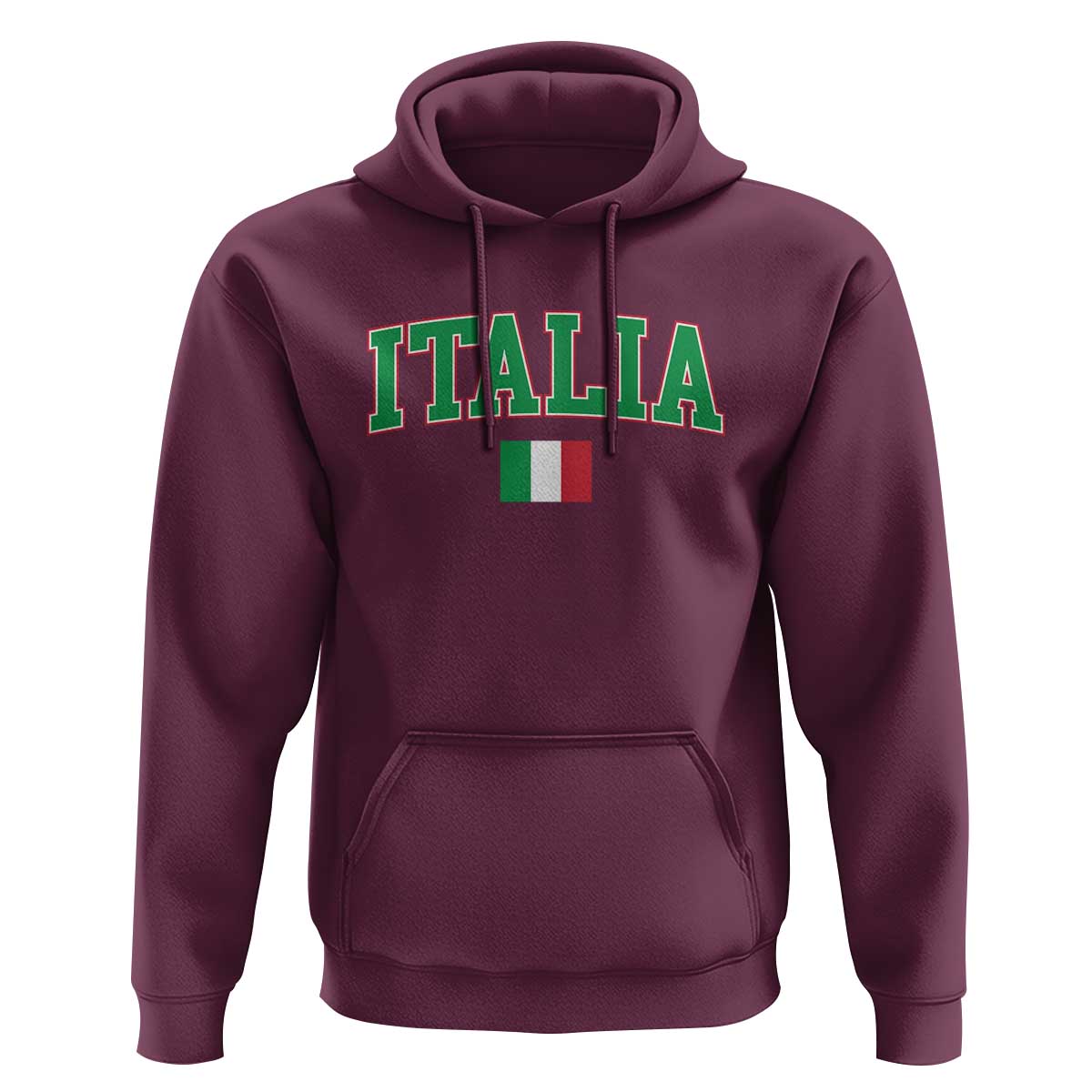 Vintage Italia Hoodie Print Retro Varsity Italian Apparel - Wonder Print Shop