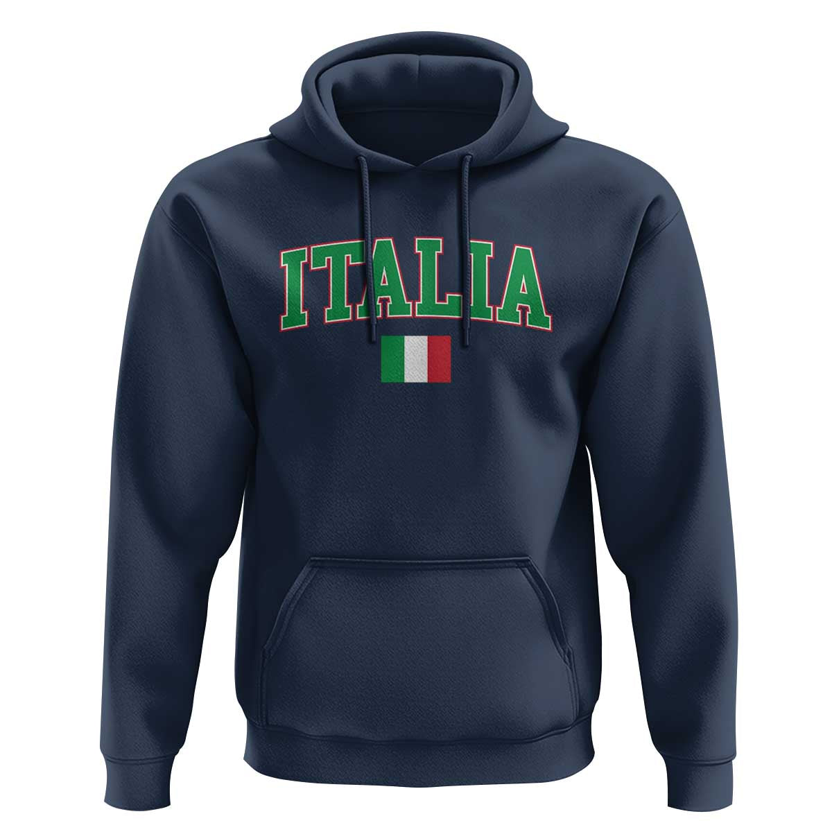 Vintage Italia Hoodie Print Retro Varsity Italian Apparel - Wonder Print Shop