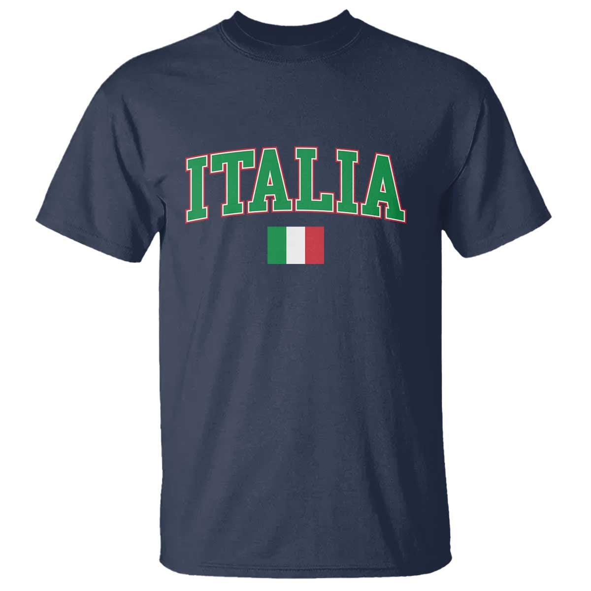 Vintage Italia T Shirt Print Retro Varsity Italian Apparel - Wonder Print Shop