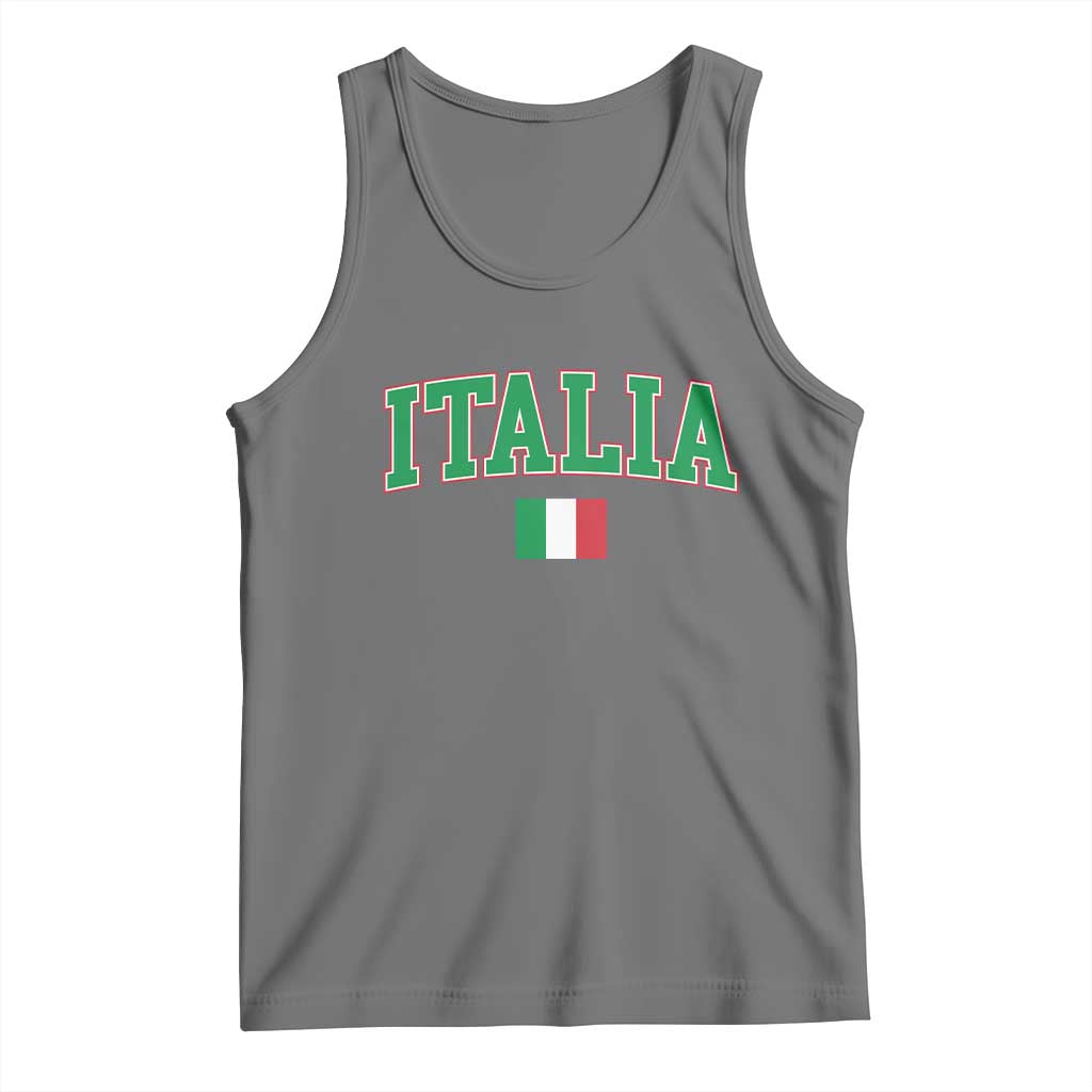 Vintage Italia Tank Top Print Retro Varsity Italian Apparel - Wonder Print Shop