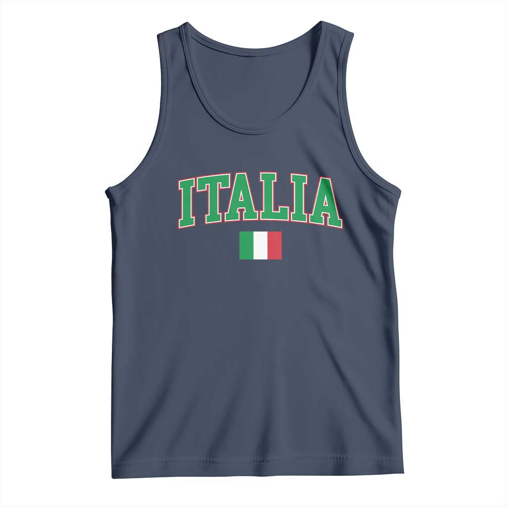 Vintage Italia Tank Top Print Retro Varsity Italian Apparel - Wonder Print Shop