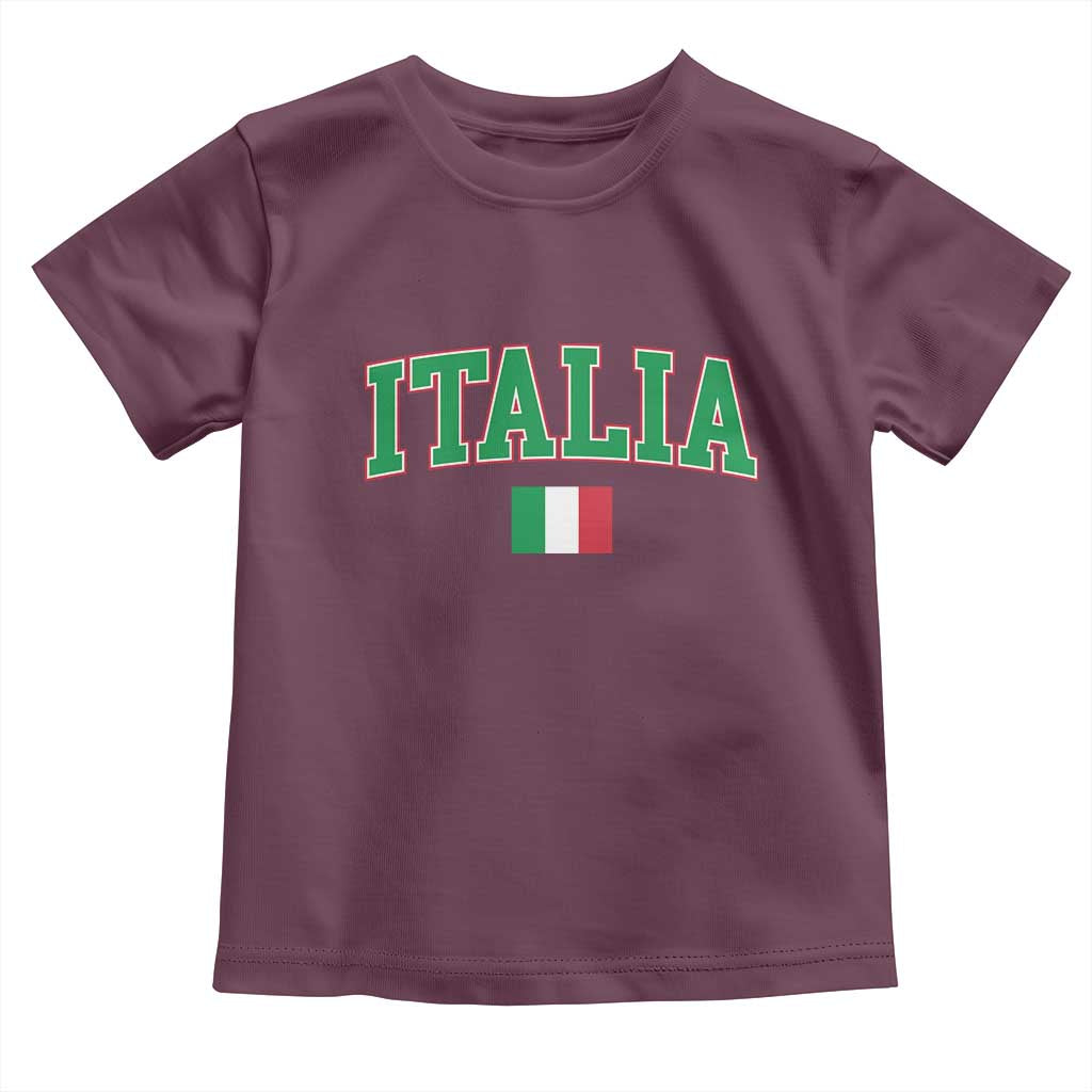 Vintage Italia Toddler T Shirt Print Retro Varsity Italian Apparel - Wonder Print Shop
