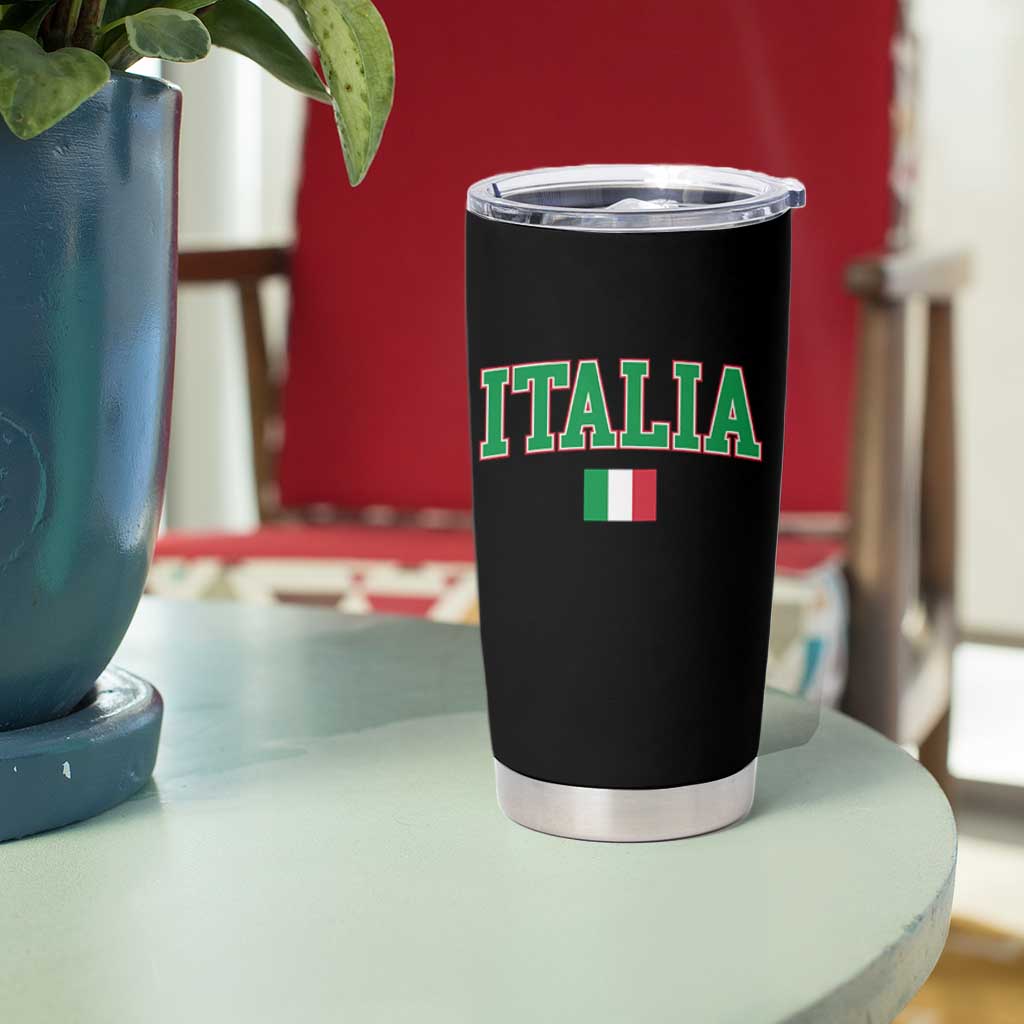 Vintage Italia Tumbler Cup Print Retro Varsity Italian Apparel - Wonder Print Shop