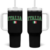 Vintage Italia Tumbler With Handle Print Retro Varsity Italian Apparel - Wonder Print Shop