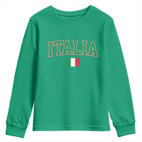 Vintage Italia Youth Sweatshirt Print Retro Varsity Italian Apparel - Wonder Print Shop