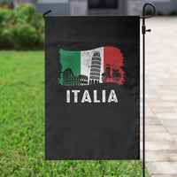 Italian Flag Garden Flag Distressed Style Pisa Tower Colosseum Classic Scooter - Wonder Print Shop