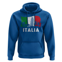 Italian Flag Hoodie Distressed Style Pisa Tower Colosseum Classic Scooter - Wonder Print Shop