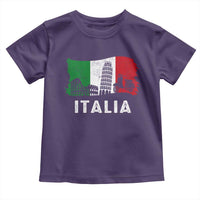 Italian Flag Toddler T Shirt Distressed Style Pisa Tower Colosseum Classic Scooter - Wonder Print Shop