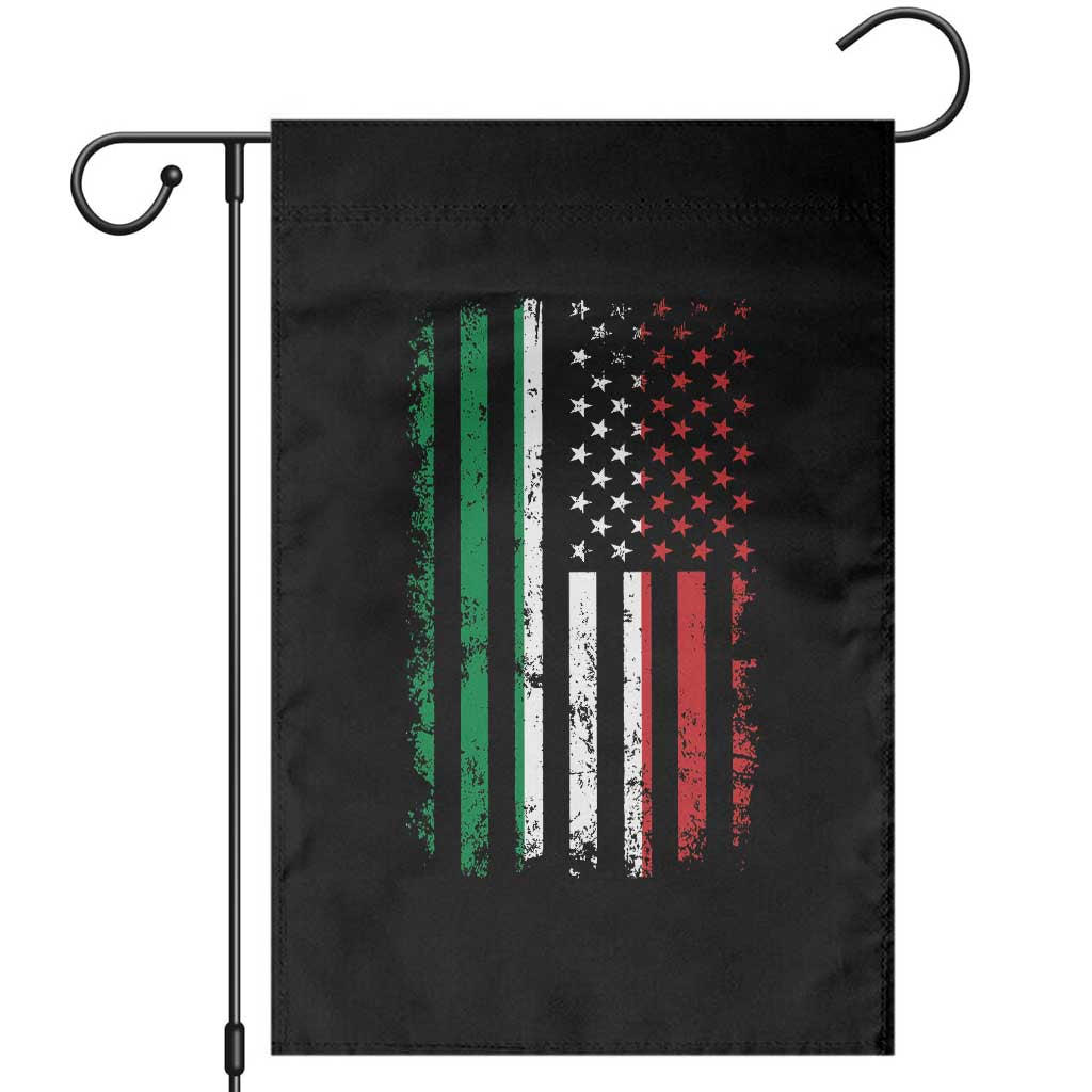 Italian American Flag Garden Flag Retro Italian Family Italy Flag - Wonder Print Shop