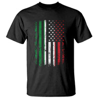 Italian American Flag T Shirt Retro Italian Family Italy Flag - Wonder Print Shop