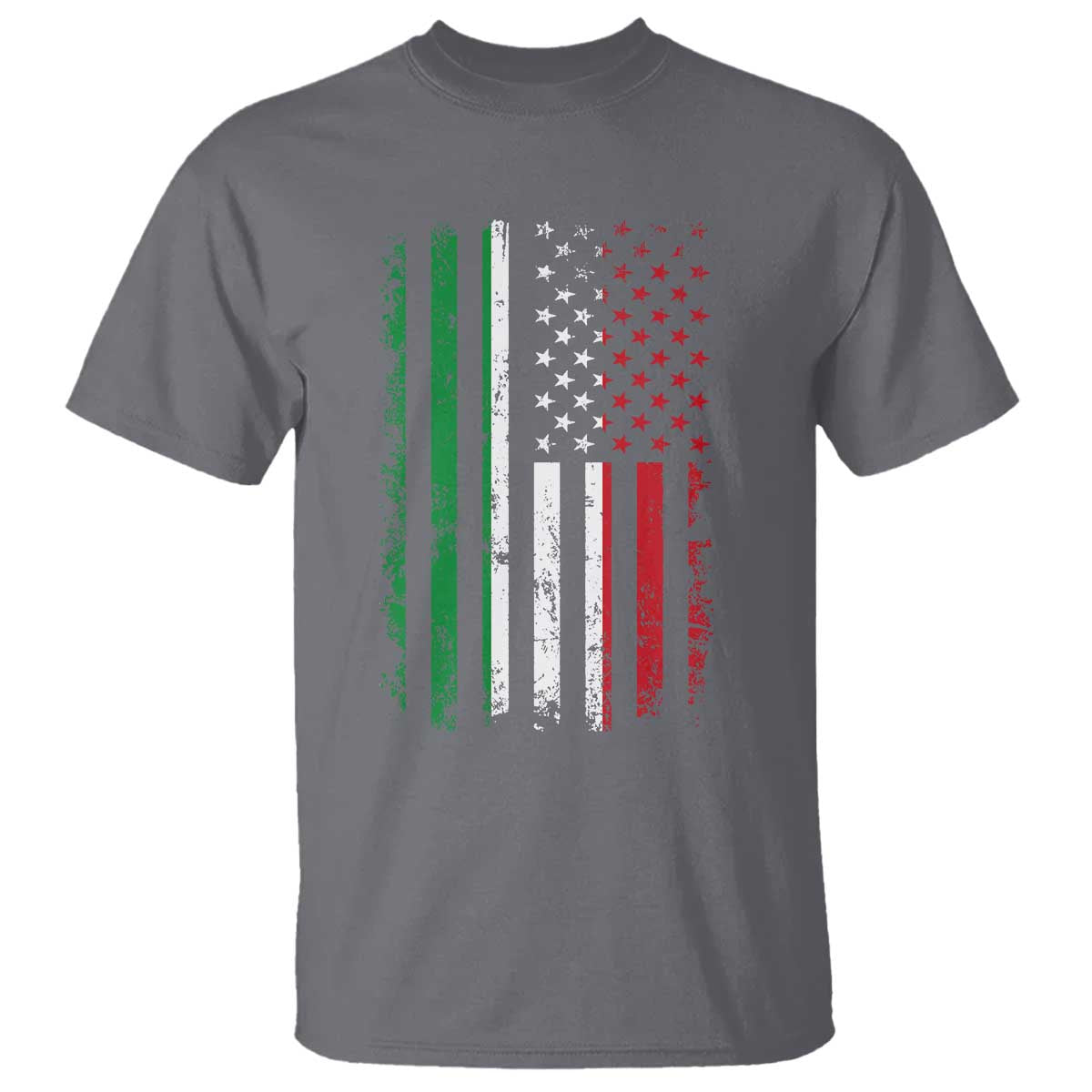 Italian American Flag T Shirt Retro Italian Family Italy Flag - Wonder Print Shop