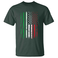 Italian American Flag T Shirt Retro Italian Family Italy Flag - Wonder Print Shop