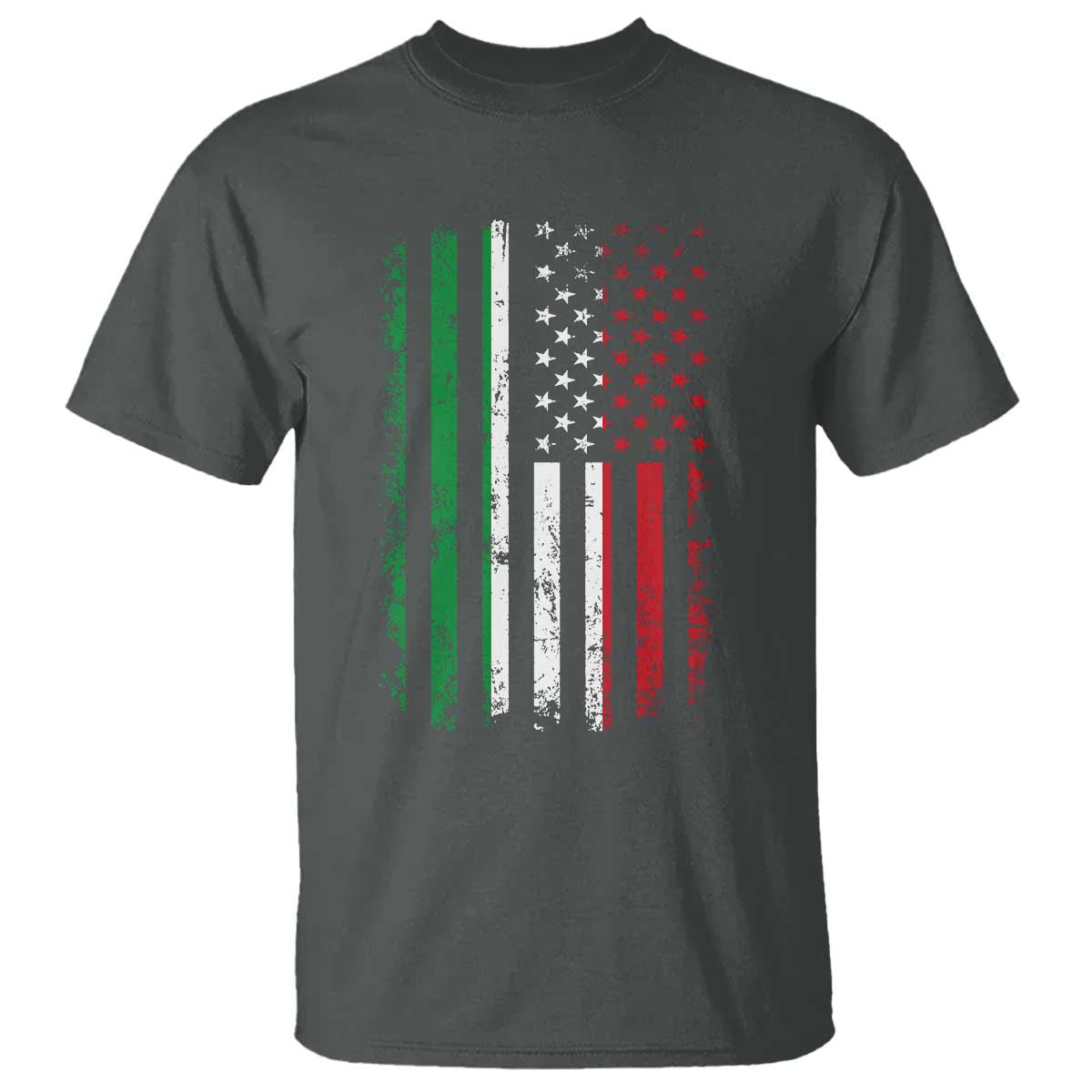 Italian American Flag T Shirt Retro Italian Family Italy Flag - Wonder Print Shop