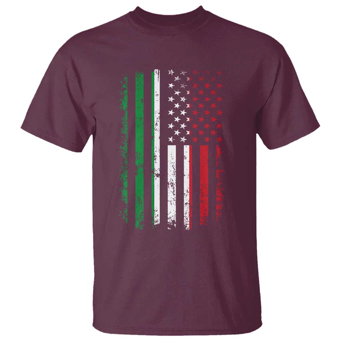 Italian American Flag T Shirt Retro Italian Family Italy Flag - Wonder Print Shop