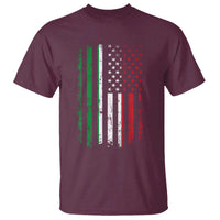 Italian American Flag T Shirt Retro Italian Family Italy Flag - Wonder Print Shop