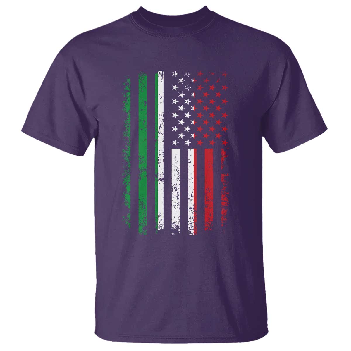 Italian American Flag T Shirt Retro Italian Family Italy Flag - Wonder Print Shop