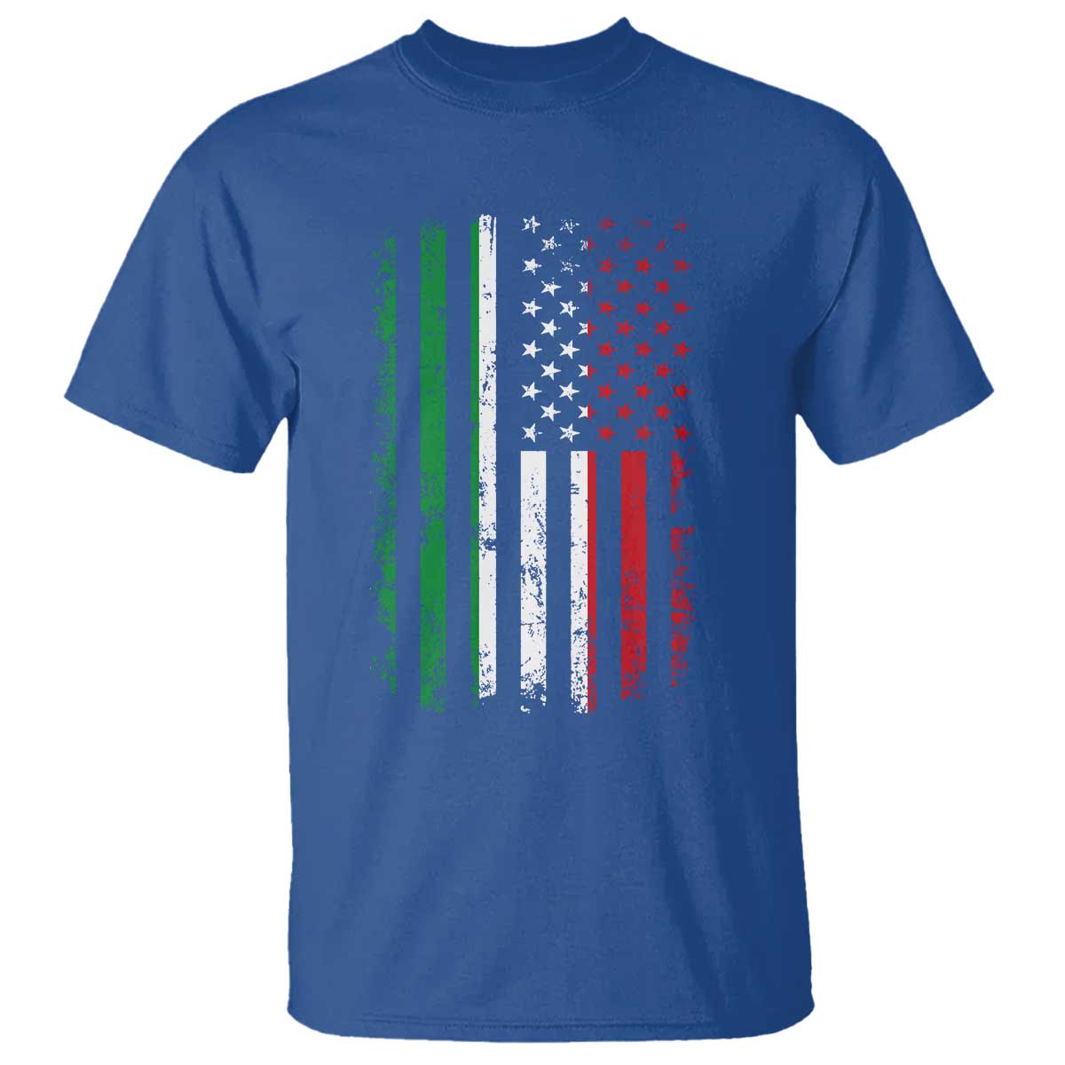 Italian American Flag T Shirt Retro Italian Family Italy Flag - Wonder Print Shop
