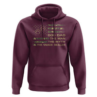 Dog Dad Hoodie Fathers Day Gift for Dog Lovers Camo American Flag USA - Wonder Print Shop