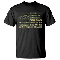Dog Dad T Shirt Fathers Day Gift for Dog Lovers Camo American Flag USA - Wonder Print Shop