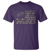 Dog Dad T Shirt Fathers Day Gift for Dog Lovers Camo American Flag USA - Wonder Print Shop